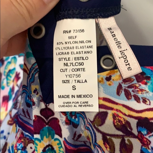 Nanette Lepore Print Top NEW - Picture 7 of 7